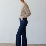 Jamie Haller - The V Fave Cashmere Sweater in Oatmeal