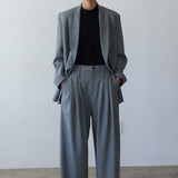 Jamie Haller - The Triple Pleat Trouser in Pepper