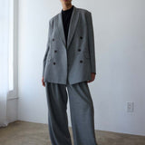 Jamie Haller - The Triple Pleat Trouser in Pepper