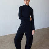 Jamie Haller - The Mock Neck in Black
