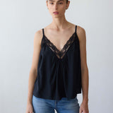 Jamie Haller - The Deep V Cami in Black
