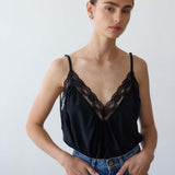 Jamie Haller - The Deep V Cami in Black