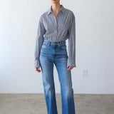 Jamie Haller - The Weekend Shirt in Black Stripe