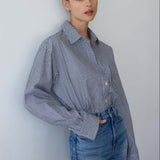 Jamie Haller - The Weekend Shirt in Black Stripe