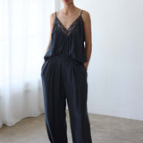 Jamie Haller - The Deep V Cami in Dark Grey