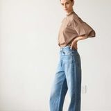 Jamie Haller - The Fan Jean in Borrego Indigo