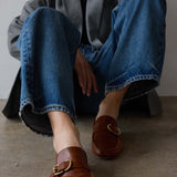 Jamie Haller - The Buckle Loafer in Brown