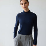 Jamie Haller - The Mock Neck in Navy