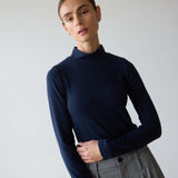 Jamie Haller - The Mock Neck in Navy