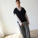 Jamie Haller - The Sweater Vest in Charcoal