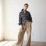 Jamie Haller - The Weekend Shirt in Charcoal Plaid