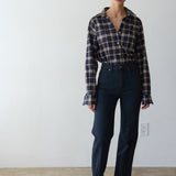 Jamie Haller - The Weekend Shirt in Charcoal Plaid