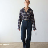 Jamie Haller - The Weekend Shirt in Charcoal Plaid