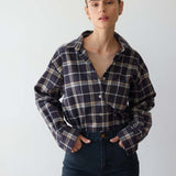 Jamie Haller - The Weekend Shirt in Charcoal Plaid