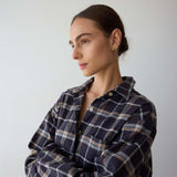 Jamie Haller - The Weekend Shirt in Charcoal Plaid