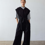 Jamie Haller - The Triple Pleat Pant in Black