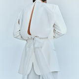 Christopher Esber - Intimate Bow Back Twill Blazer