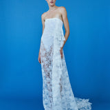 Christopher Esber - Floating Lace Strapless Gown