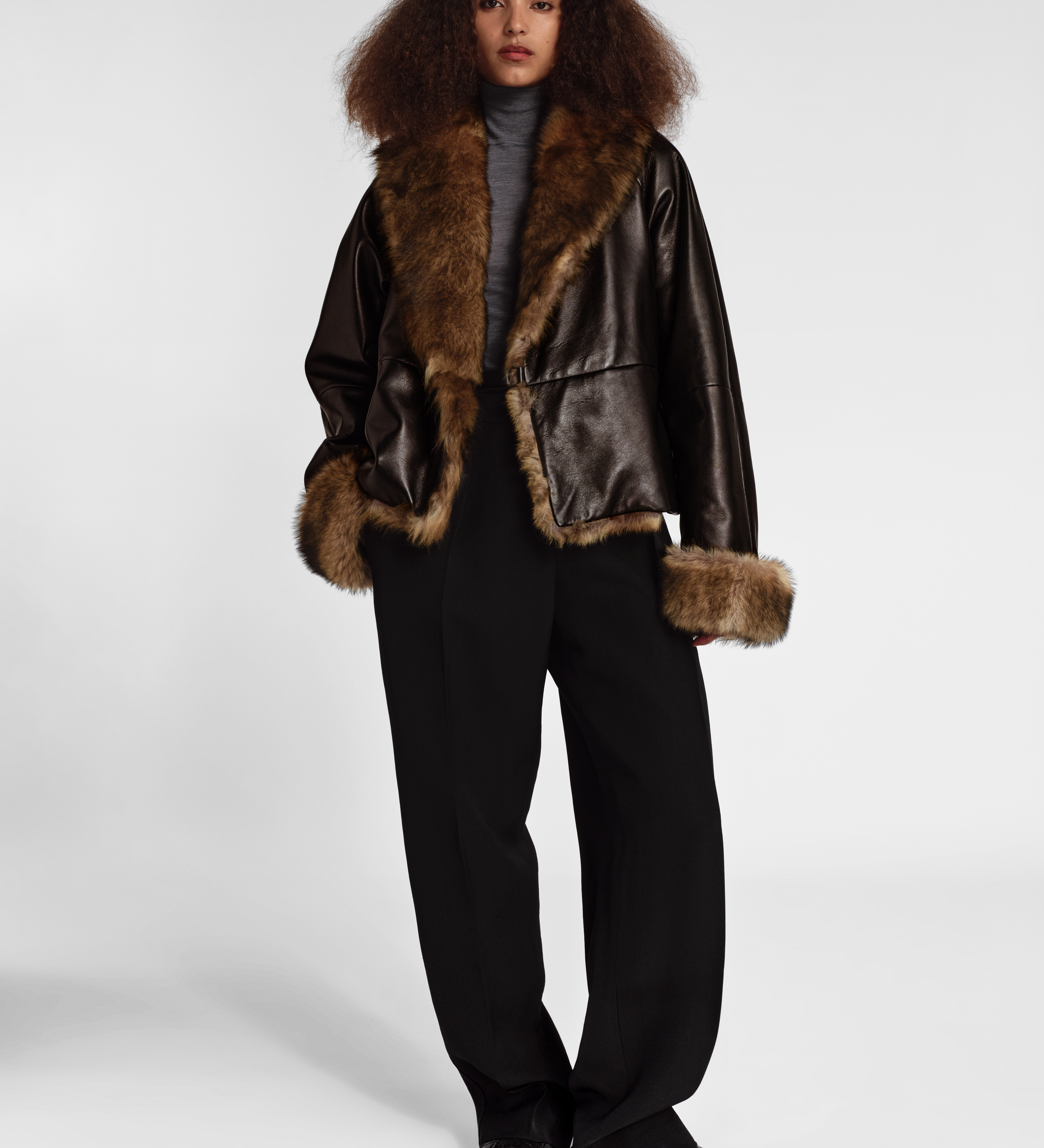 Aflalo - Pero Coat in Leather