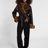 Aflalo - Pero Coat in Leather