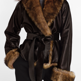 Aflalo - Pero Coat in Leather