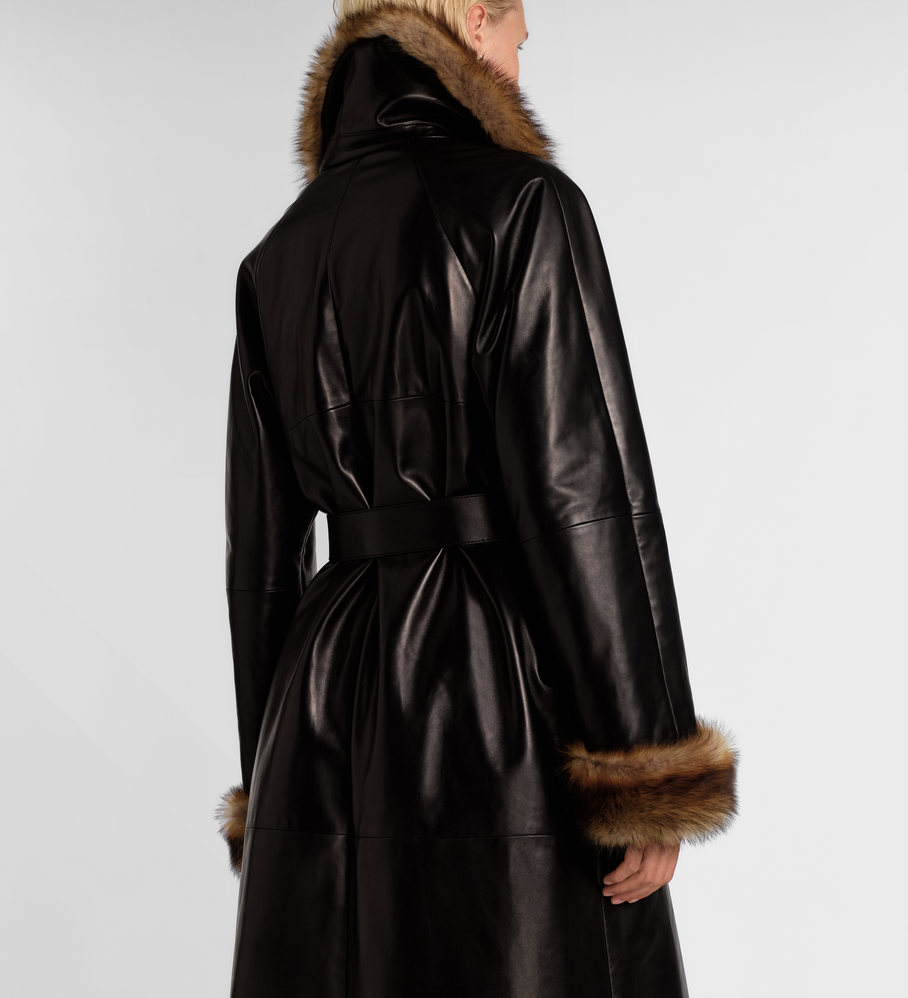 Aflalo - Fovea Coat in Leather