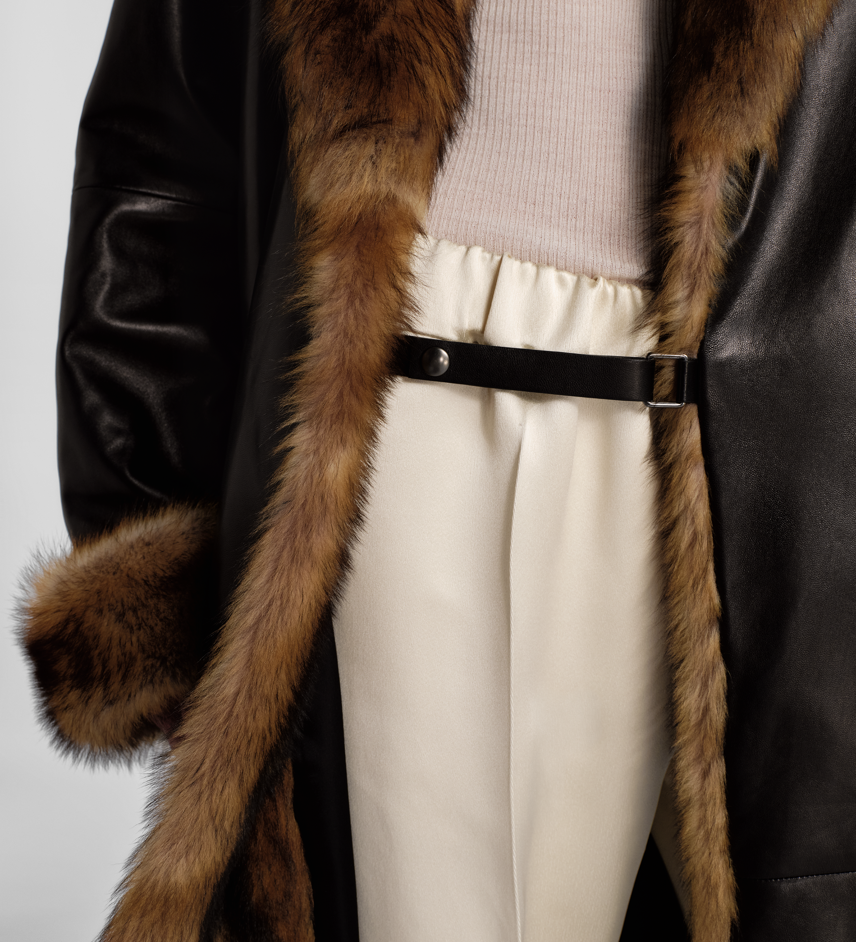 Aflalo - Fovea Coat in Leather