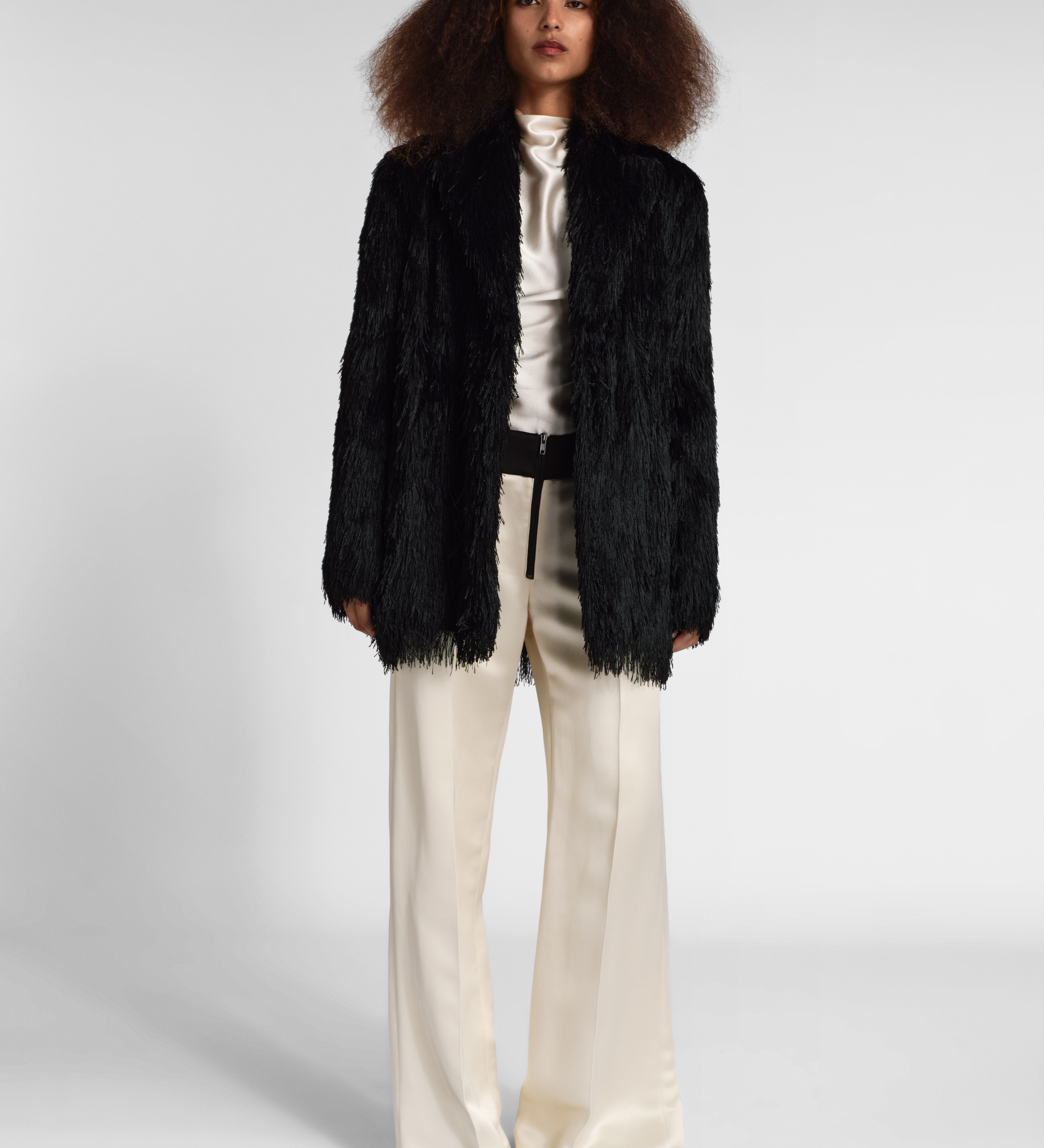 Aflalo - Ravel Coat in Fringe