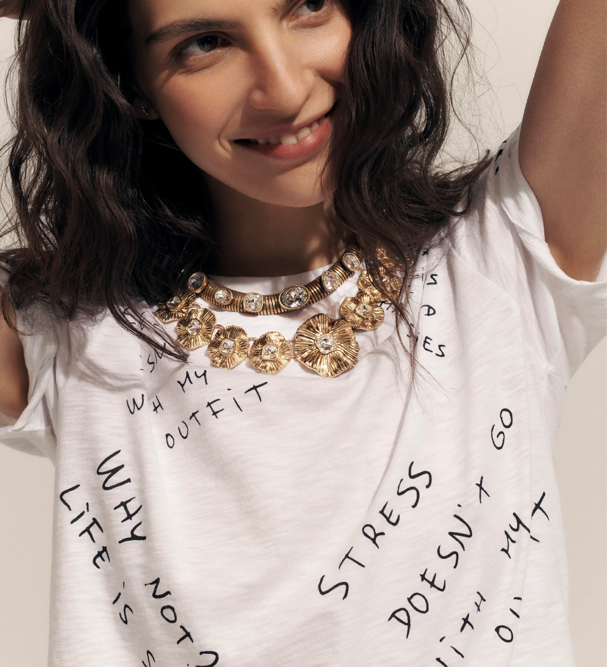 Veronica Beard - Carla Printed Crewneck T - Shirt