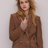 Veronica Beard - Oria Suede Dickey Jacket