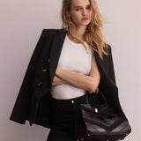 Veronica Beard - Chevron Veronica Beard Dash Bag