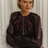 Veronica Beard - Sylvette Embroidered Maxi Dress
