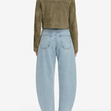FRAME - The Bubble Crop -- Outlaw Raw Fray