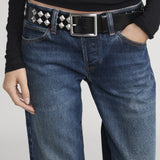 FRAME - The Amelia Belt -- Black