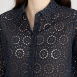 FRAME - The Petal Eyelet Shirt