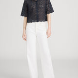 FRAME - The Petal Eyelet Shirt