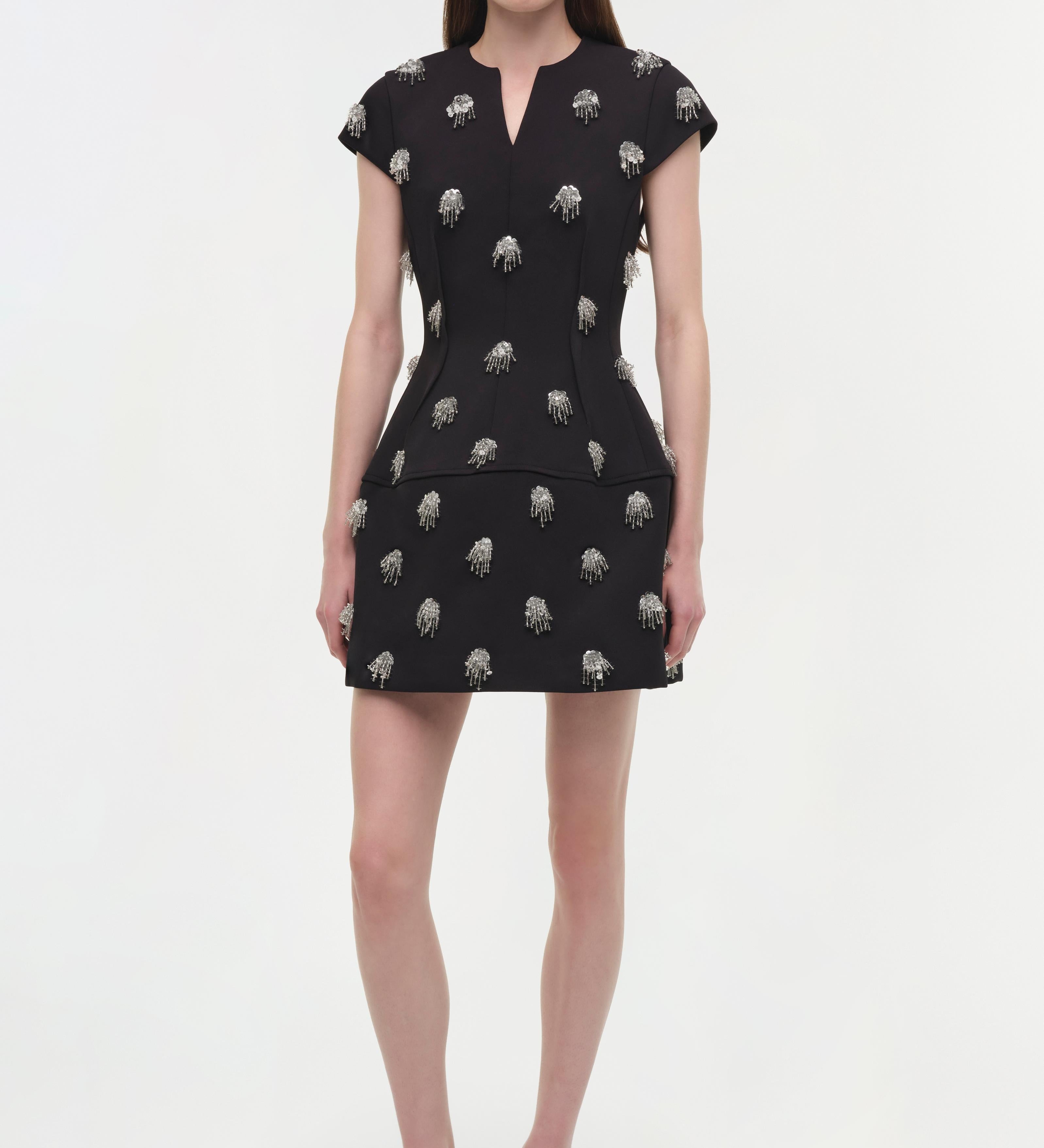 Simkhai - Bethanie Twill Embellished Mini Dress