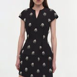 Simkhai - Bethanie Twill Embellished Mini Dress