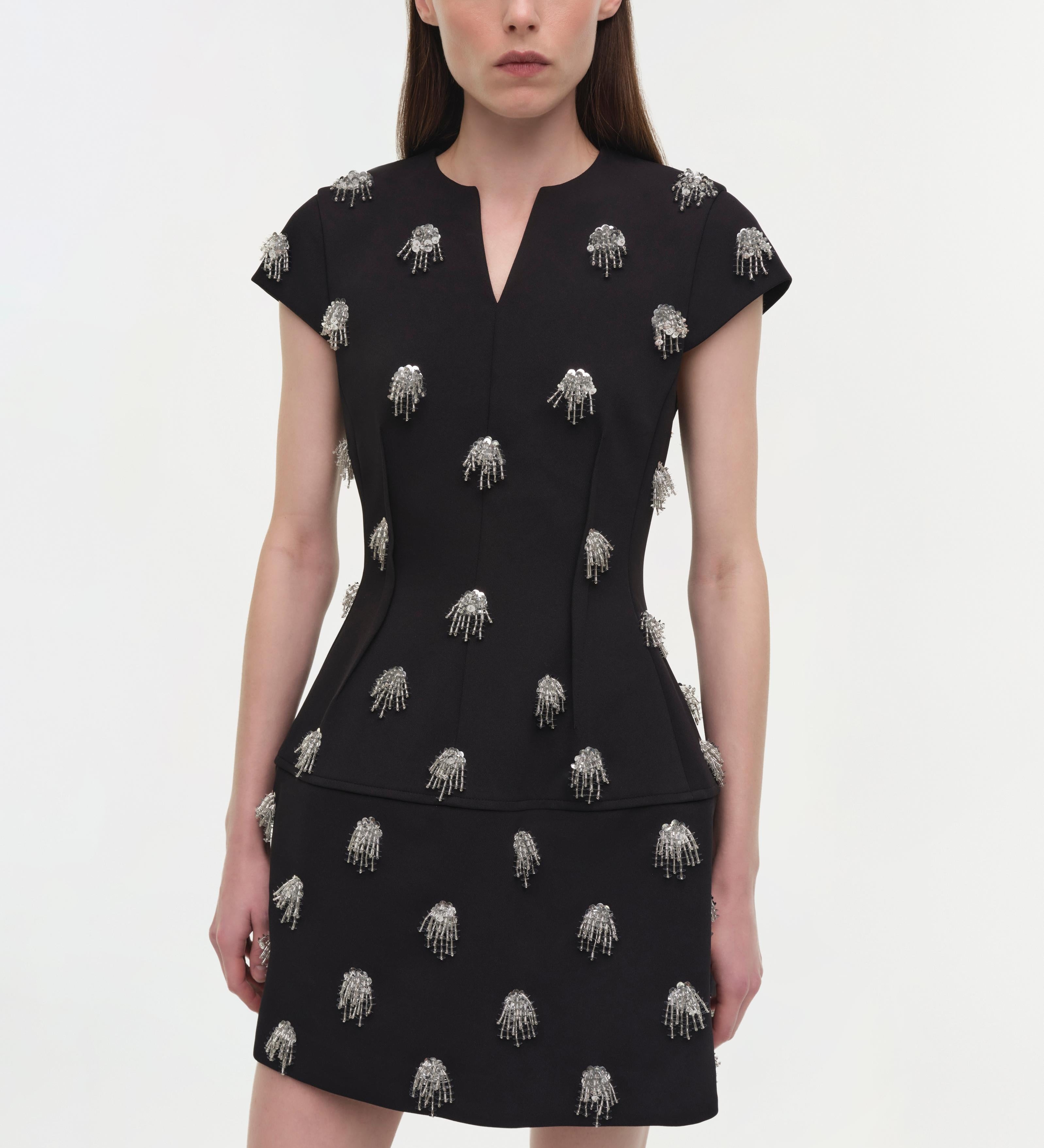 Simkhai - Bethanie Twill Embellished Mini Dress