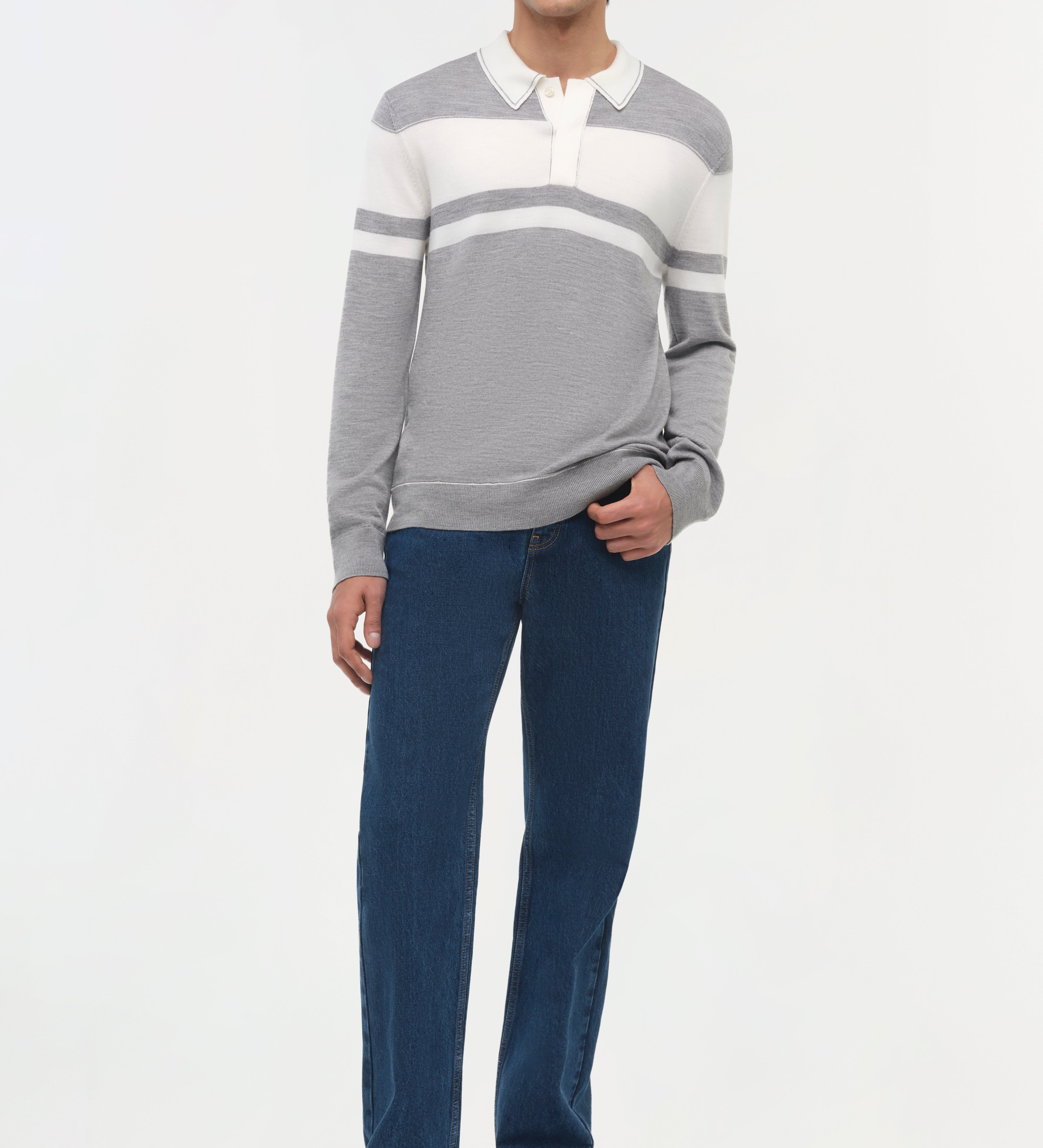 Simkhai - Louis Wool Stripe Sweater