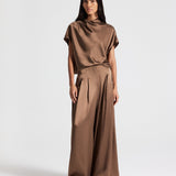 TWP - Drew Pant in Washed Silk Charmeuse