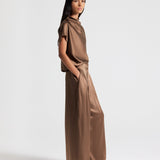 TWP - Drew Pant in Washed Silk Charmeuse