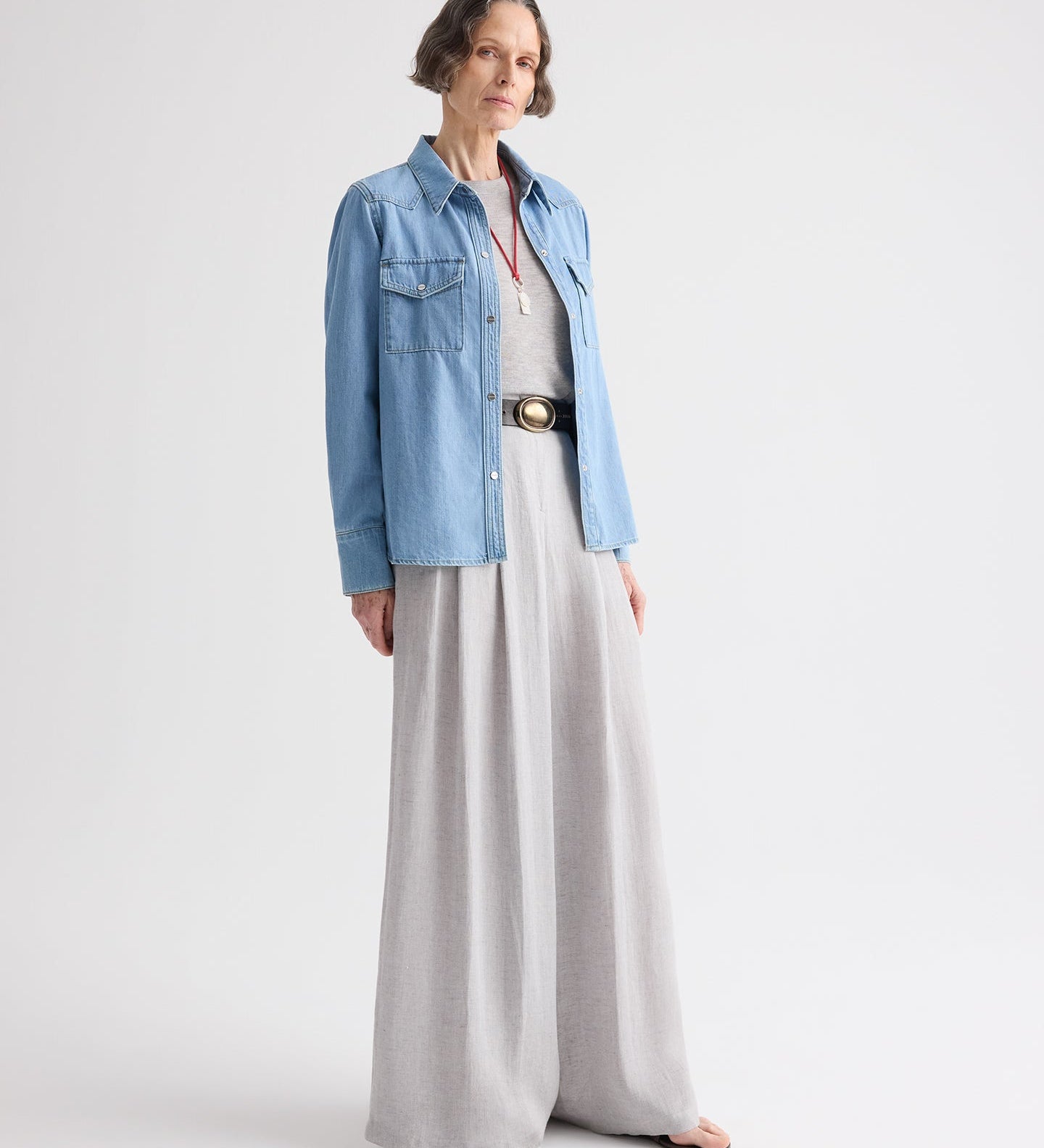 TWP - Drew Pant in Delave Linen