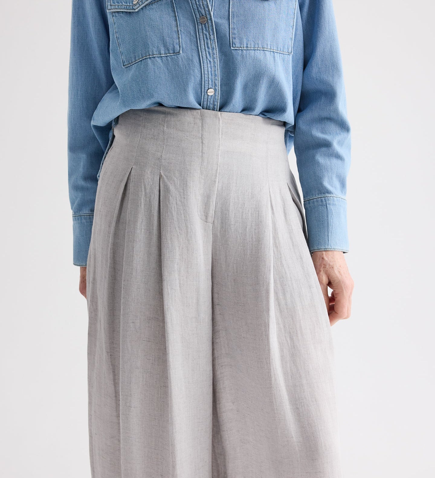 TWP - Drew Pant in Delave Linen