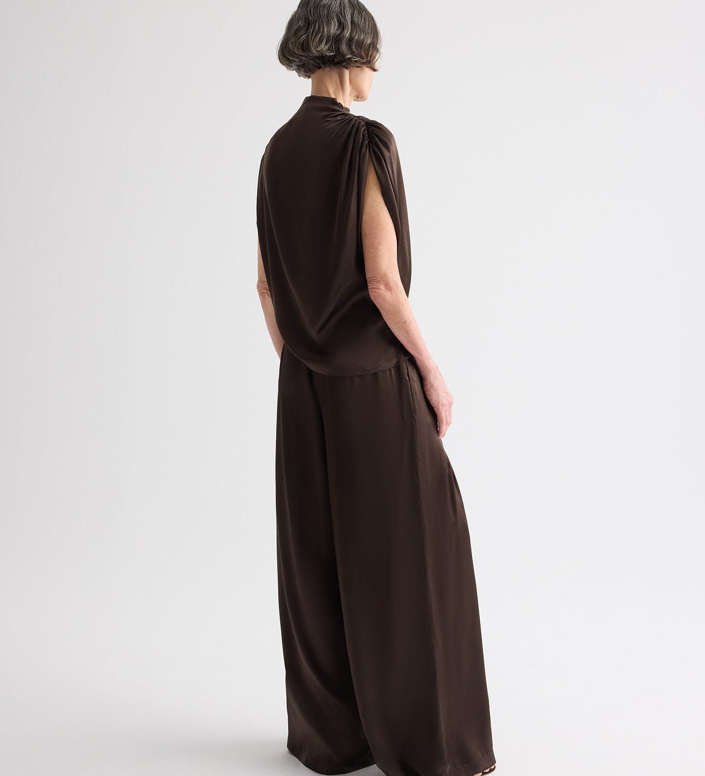 TWP - Drew Pant in Washed Silk Charmeuse