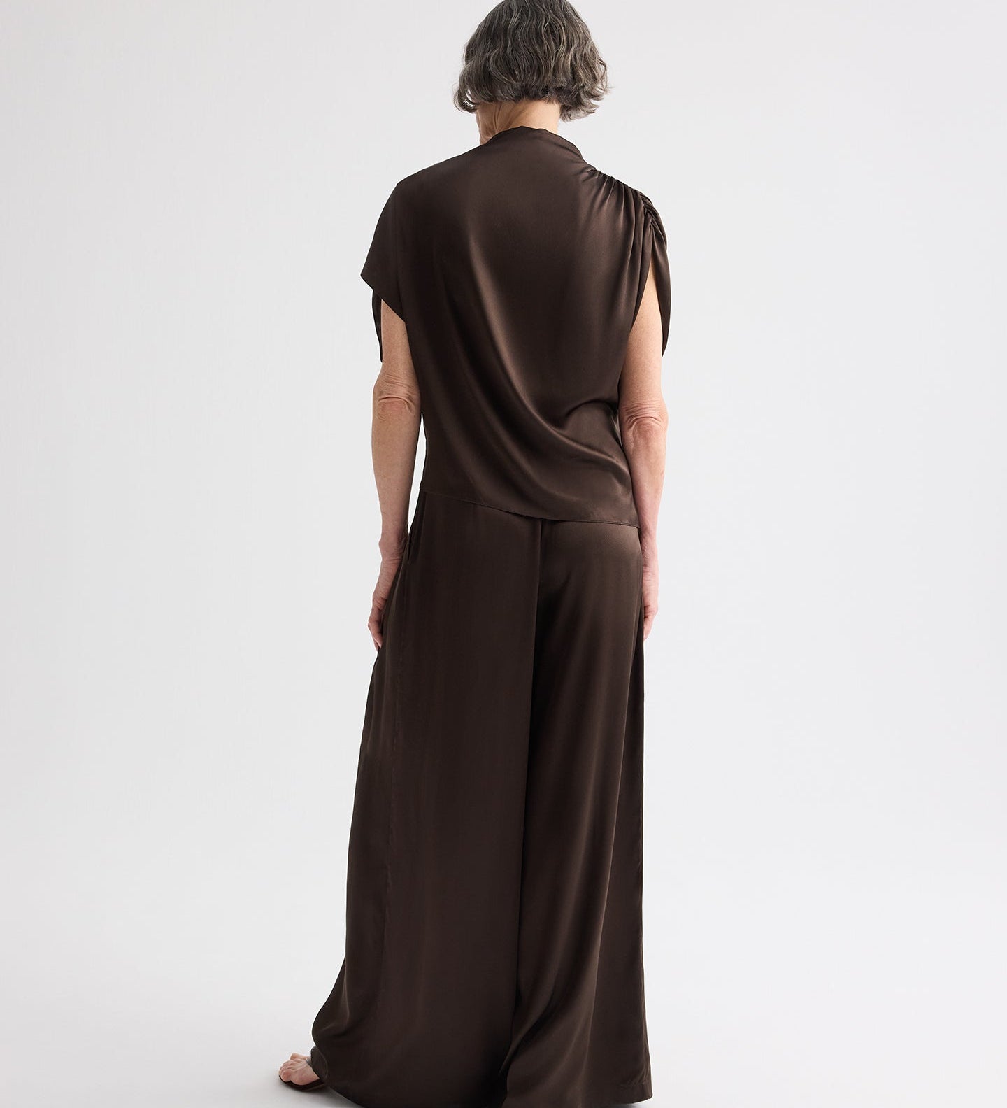TWP - Drew Pant in Washed Silk Charmeuse