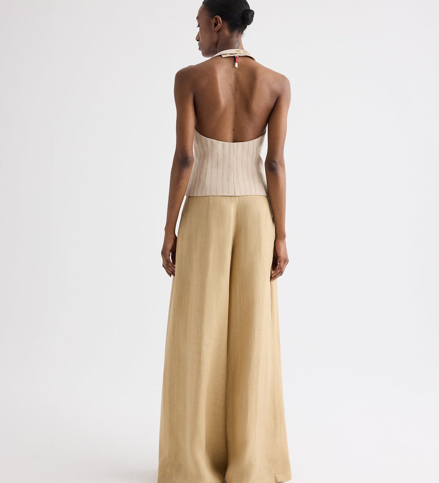 TWP - Drew Pant in Fluid Linen