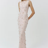 Simkhai - Claudia Embellished Crepe Midi Dress