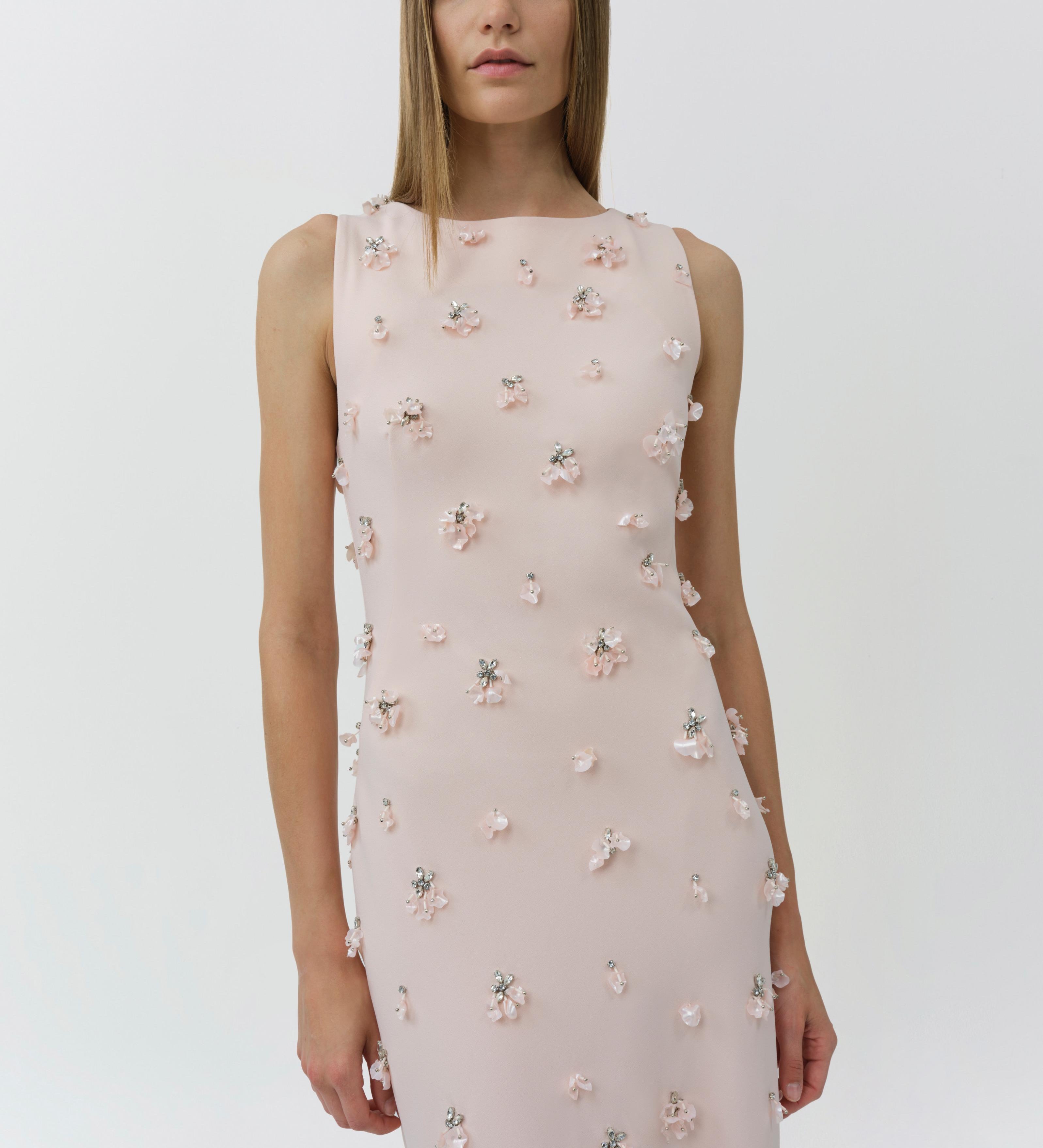 Simkhai - Claudia Embellished Crepe Midi Dress