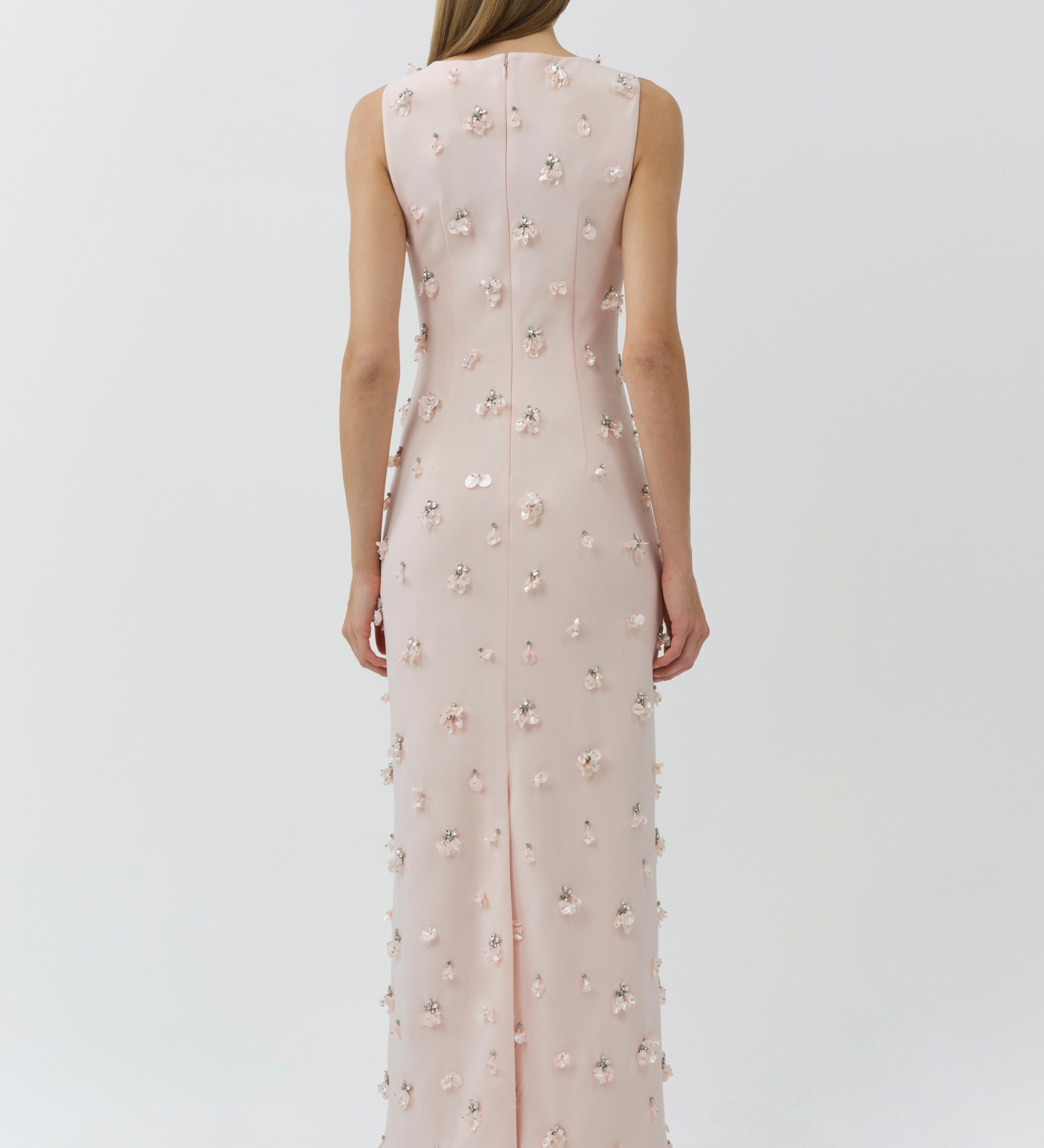Simkhai - Claudia Embellished Crepe Midi Dress